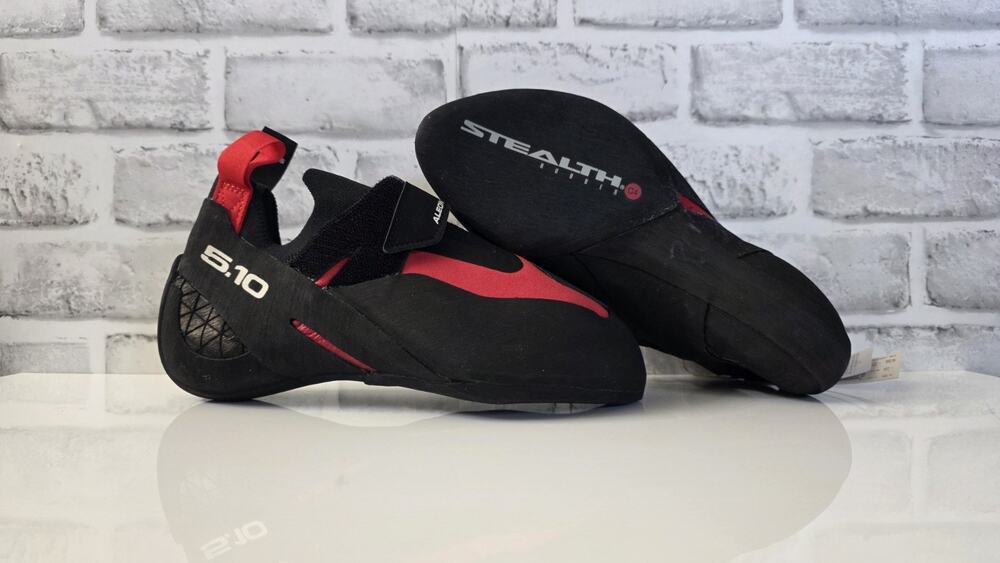 Men's Adidas Five Ten Aleon Climbing Shoes Black Comfort BC0861 Size 9.5